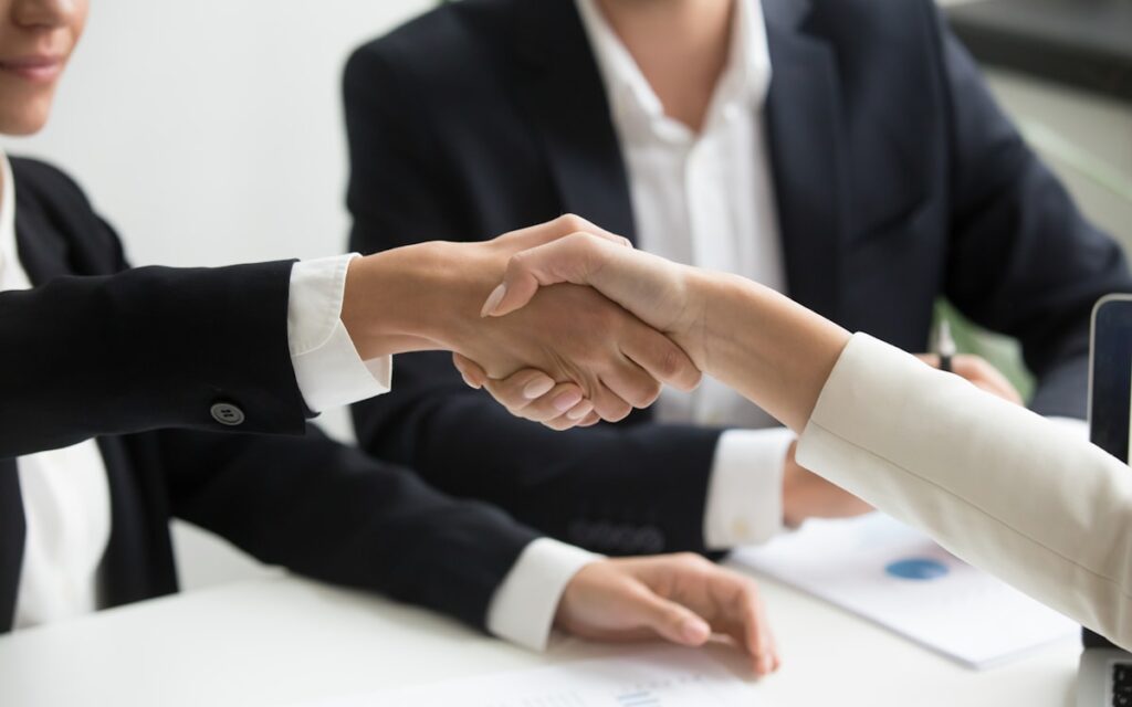 Handshake Business Deal Meeting