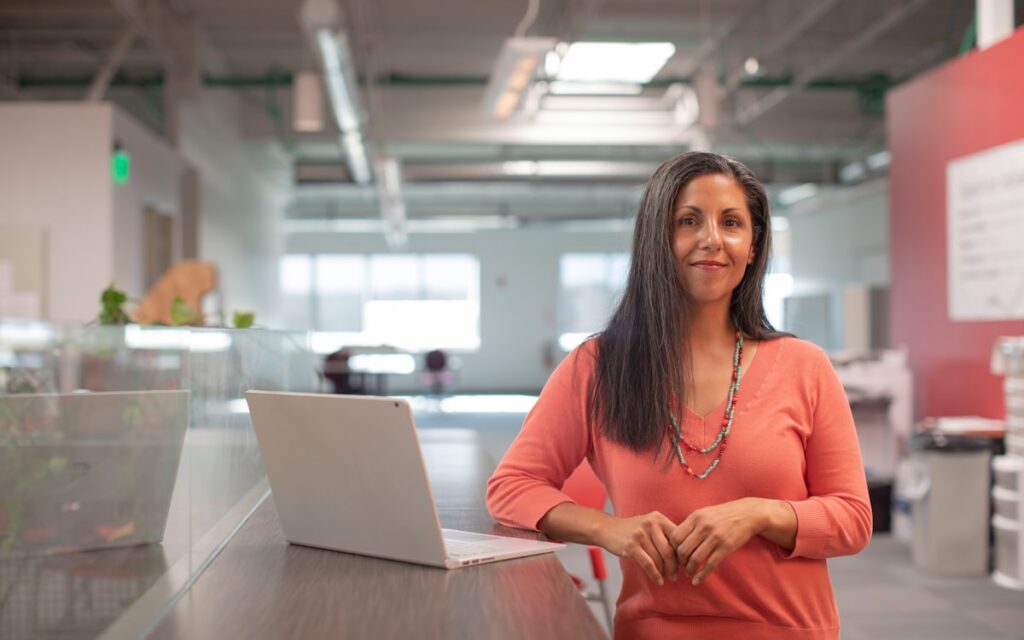 Confident Professional Business Woman Office