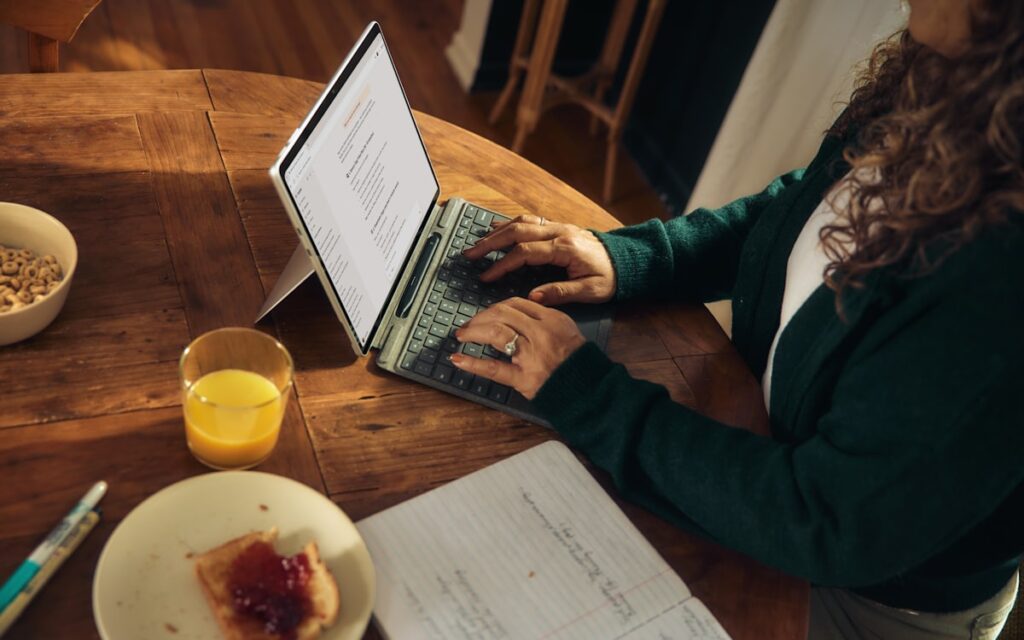 Ebook Writing Laptop Tablet